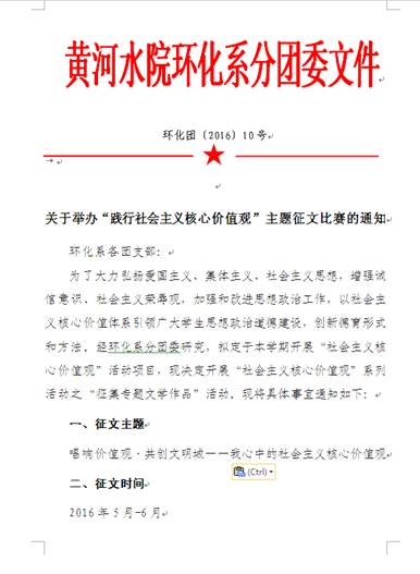 核心价值观征文文件