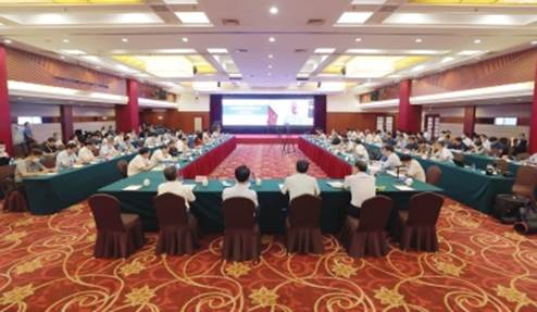 8月31日上午,河南省黄河实验室筹建方案论证会在郑州召开。 河南日报 图